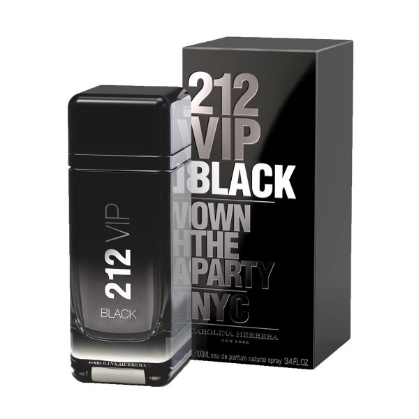 Carolina herrera 212 vip black eau de parfum 200ml vaporizador