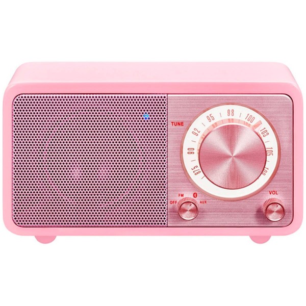 Sangean wr-7 rosa radio analógica sobremesa fm bluetooth batería li-ion recargable Sangean wr-7 rosa radio analógica sobremesa fm bluetooth batería li-ion recargable