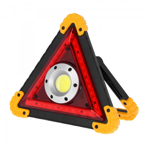Proyector led recargable 10 w. triangulo