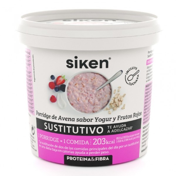 Siken Proteina&fibra Porridge Yogur Frutos Rojos 52 g