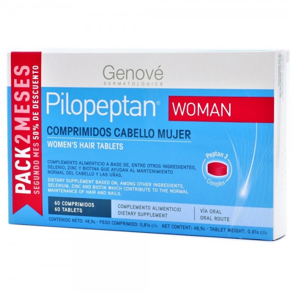 PILOPEPTAN MUJER 60 COMPS