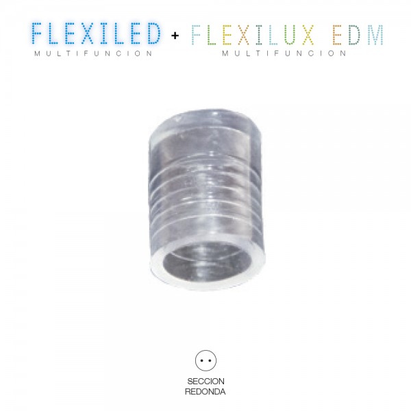 Terminal de proteccion tubo flexilux/flexiled 17 x 15 mm