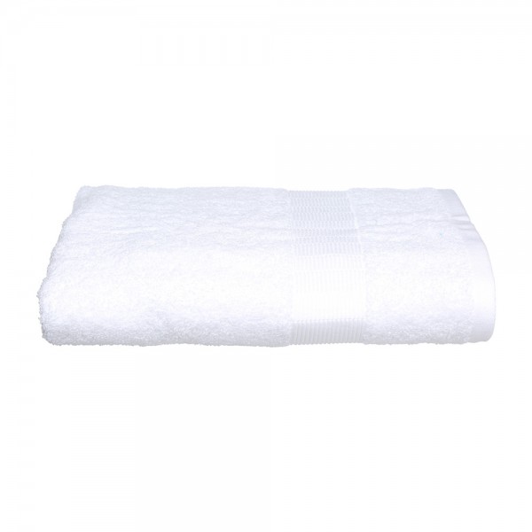 Toalla de rizo 450g color blanco 100x150cm