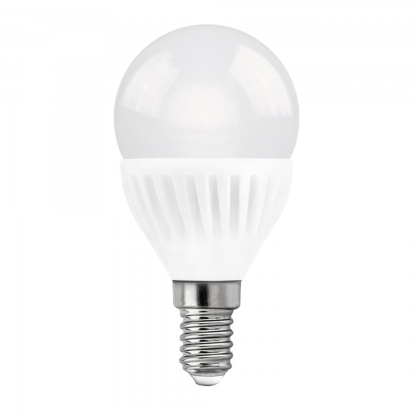 Bomb.led esferica ceramica  e14 10w.fria (caja de 10 unidades)