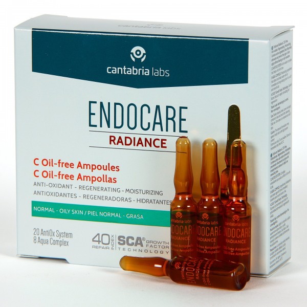 ENDOCARE RADIANCE C OIL-FREE 10 AMPOLLAS