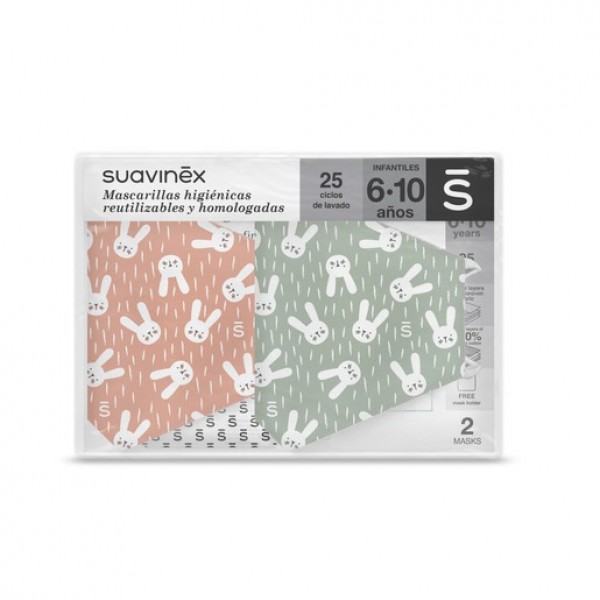 Suavinex Mascarilla Infantil 610 Años Hygge Rosa Suavinex Mascarilla Infantil 610 Años Hygge Rosa