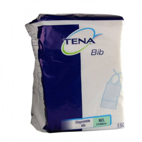 Tena Babero Adulto Desechable Talla L 37x66 Cm 1