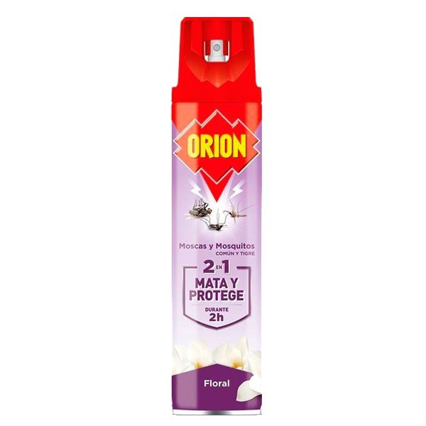 Orion insecticida spray Moscas y Mosquitos Floral 600ml