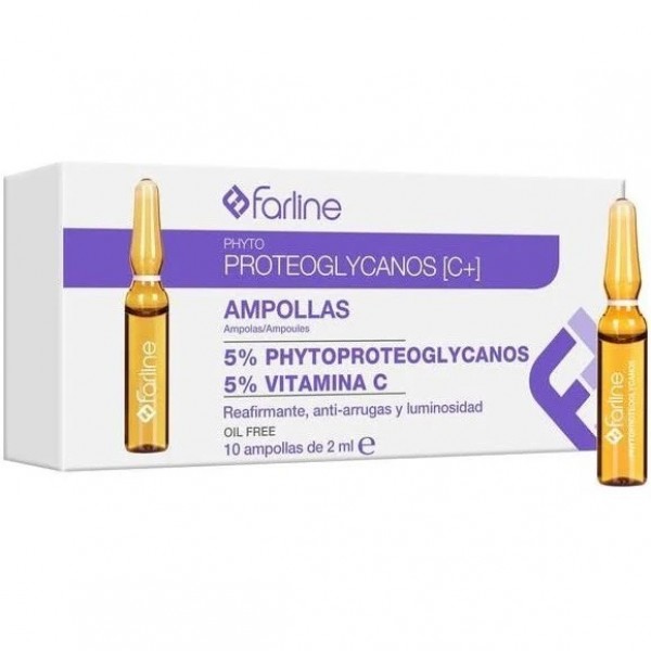 Farline Ampollas Phytoproteoglycanos Y Vit C 10  Farline Ampollas Phytoproteoglycanos Y Vit C 10