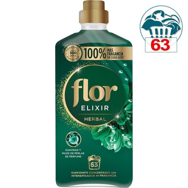 Flor suavizante Elixir Herbal 63 Lavados