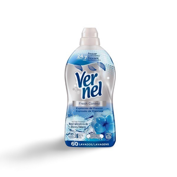 Vernel Suavizante Fresh Control 60 lavados
