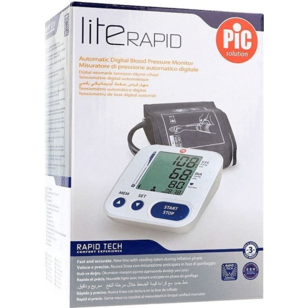 Pic Tensiometro Digital De Brazo Literapid 