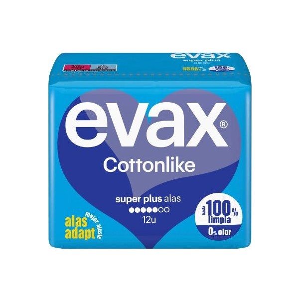 Evax Cottonlike super plus alas 12u