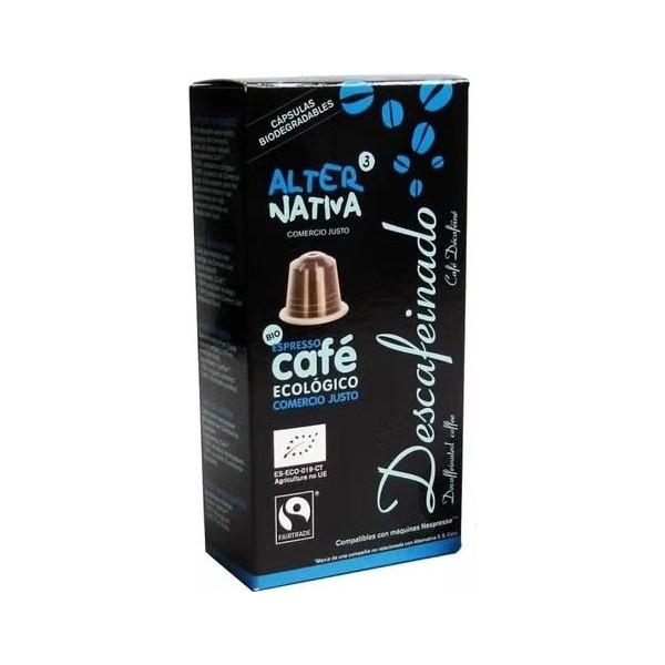 Alternativa3 Capsula Cafe Descafeinado Bio 50G